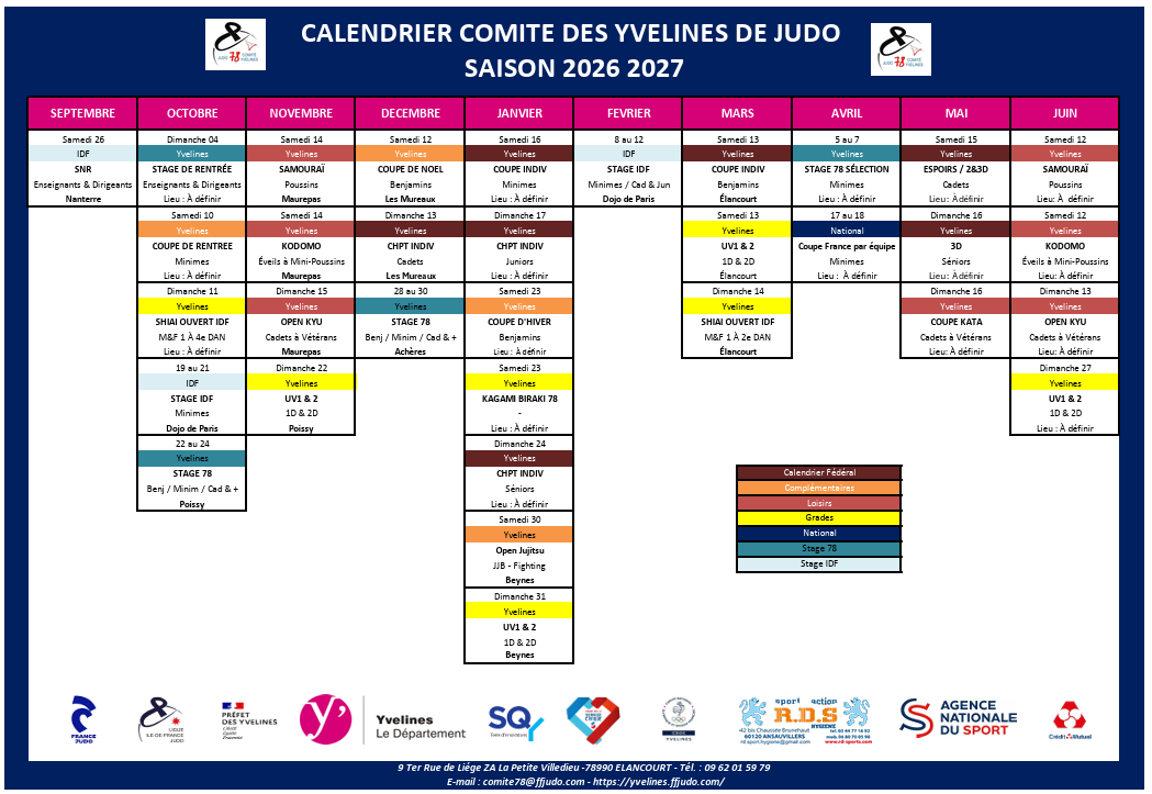 Image de la page 'CALENDRIER 2026-2027'